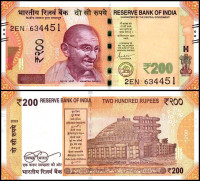 Republic India Rupees 200 Bank Note – 1987 Archive Selection